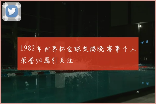 1982年世界杯金球奖揭晓 赛事个人荣誉归属引关注